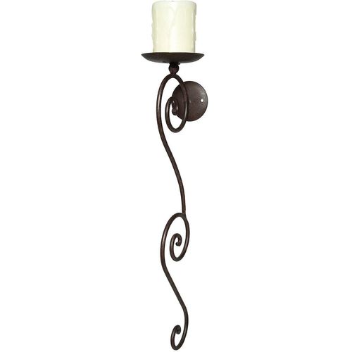 4050223952316 - Wandkerzenhalter Wandleuchter - antikbraun 58cm Kerzenhalter Gr B H T 13 cm x 58 cm x 11 cm braun (antikbraun) Kerzenhalter 4050223952316 - Wandkerzenhalter Wandleuchter - antikbraun 58cm Kerzenhalter Gr B H T 13 cm x 58 cm x 11 cm braun (antikbraun) Kerzenhalter