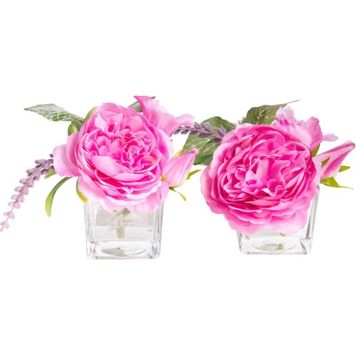 8714344325300 - Kunstblume BOTANIC-HAUS Sommerblumen Kunstpflanzen Gr Ø H 10 cm x 105 cm 2 St pink Kunst-Blumen