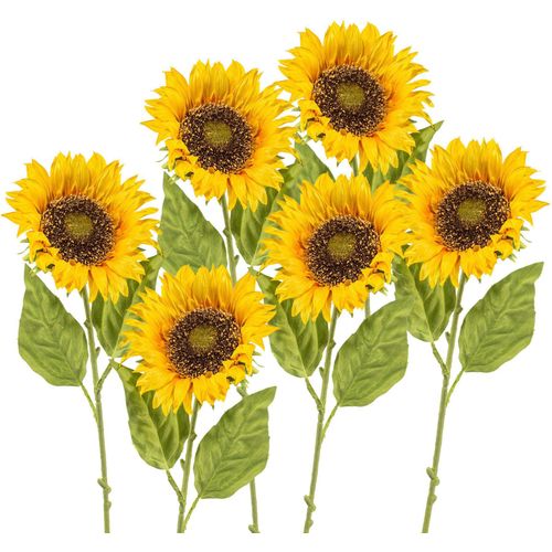4003529900918 - Kunstblume CREATIV GREEN Kunstpflanzen Gr H 66 cm 6 St gelb Kunst-Blumen Kunstpflanzen 6er Set 4003529900918 - Kunstblume CREATIV GREEN Kunstpflanzen Gr H 66 cm 6 St gelb Kunst-Blumen Kunstpflanzen 6er Set