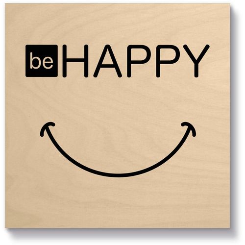 4062144833551 - Holzbild ARTLAND Be happy - Sei glücklich Bilder Gr B H T 15 cm x 15 cm x 21 cm Sprüche & Texte quadratisch 1 St beige (natur) Holzbilder 4062144833551 - Holzbild ARTLAND Be happy - Sei glücklich Bilder Gr B H T 15 cm x 15 cm x 21 cm Sprüche & Texte quadratisch 1 St beige (natur) Holzbilder