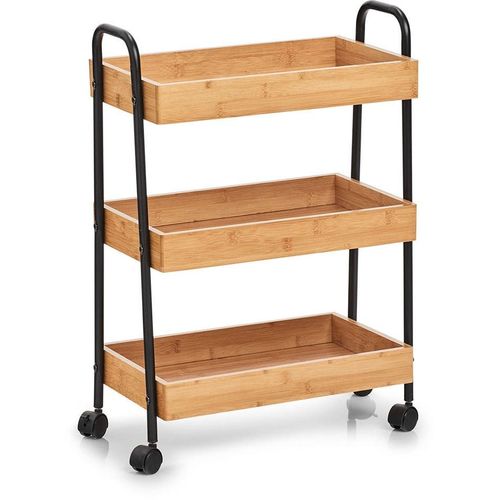 4003368137674 - Dekoablage ZELLER PRESENT Beistellwagen Bambus Metall schwarz Aufbewahrungsboxen Gr B H T 495 cm x 705 cm x 28 cm beige (natur) Weitere Tischaccessoires 4003368137674 - Dekoablage ZELLER PRESENT Beistellwagen Bambus Metall schwarz Aufbewahrungsboxen Gr B H T 495 cm x 705 cm x 28 cm beige (natur) Weitere Tischaccessoires