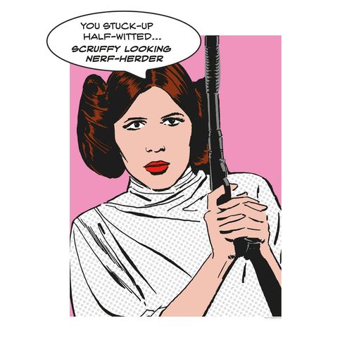 4055065163265 - Bild KOMAR Star Wars Classic Comic Quote Leia bunt (farbe bild(er) bunt) B40cm H50cm Papier Holz Bilder Wandbild zur Dekoration im Kinderzimmer - ohne Rahmen 4055065163265 - Bild KOMAR Star Wars Classic Comic Quote Leia bunt (farbe bild(er) bunt) B40cm H50cm Papier Holz Bilder Wandbild zur Dekoration im Kinderzimmer - ohne Rahmen