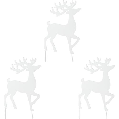4064118994527 - Weihnachtsfigur CREATIV DECO Weihnachtsdeko Dekofiguren Gr B H T 1350 cm x 2600 cm x 050 cm weiß Weihnachtsengel Weihnachtsfiguren Hirsch zum Stecken 4064118994527 - Weihnachtsfigur CREATIV DECO Weihnachtsdeko Dekofiguren Gr B H T 1350 cm x 2600 cm x 050 cm weiß Weihnachtsengel Weihnachtsfiguren Hirsch zum Stecken