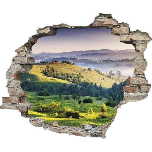 4049009075295 - Wandtattoo QUEENCE Hügel grün T01cm Wandtattoos Wandsticker Wandbild selbstklebend 3D Wanddurchbruch 4049009075295 - Wandtattoo QUEENCE Hügel grün T01cm Wandtattoos Wandsticker Wandbild selbstklebend 3D Wanddurchbruch