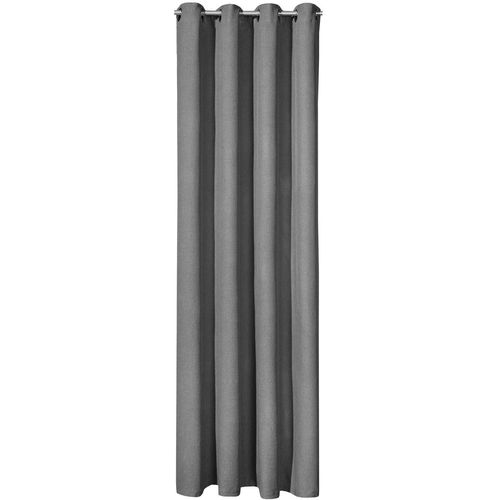 4007863631859 - Gardine Christo Gr 1 grau B140cm H235cm Wirkware Polyester Gardinen Ösenschal aus Dekostoff 4007863631859 - Gardine Christo Gr 1 grau B140cm H235cm Wirkware Polyester Gardinen Ösenschal aus Dekostoff