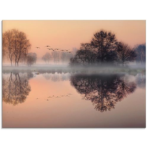 4058661707840 - Glasbild ARTLAND Früh morgens am See Bilder Gr B H 60 cm x 45 cm Glasbild Gewässer Querformat 1 St orange Bild Glasbild Glasbilder Bilder in verschiedenen Größen 4058661707840 - Glasbild ARTLAND Früh morgens am See Bilder Gr B H 60 cm x 45 cm Glasbild Gewässer Querformat 1 St orange Bild Glasbild Glasbilder Bilder in verschiedenen Größen