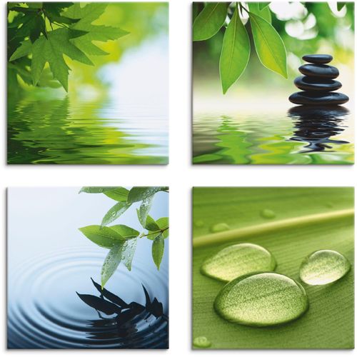 4055327014564 - Leinwandbild ARTLAND Blätter Wasser Zen Steinpyramide Tropfen Bilder Gr B H 20 cm x 20 cm Leinwandbild Zen quadratisch 4 St grün Bild Leinwandbild Leinwandbilder Bilder 4er Set verschiedene Größen 4055327014564 - Leinwandbild ARTLAND Blätter Wasser Zen Steinpyramide Tropfen Bilder Gr B H 20 cm x 20 cm Leinwandbild Zen quadratisch 4 St grün Bild Leinwandbild Leinwandbilder Bilder 4er Set verschiedene Größen