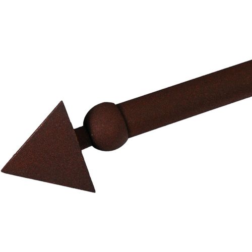 4016318201783 - Gardinenstangen-Endstück Spear Gr 1 braun (rostbraun) H53cm L74cm Ø2cm Gardinenstangenendstücke für Gardinenstangen Ø 20 mm 4016318201783 - Gardinenstangen-Endstück Spear Gr 1 braun (rostbraun) H53cm L74cm Ø2cm Gardinenstangenendstücke für Gardinenstangen Ø 20 mm