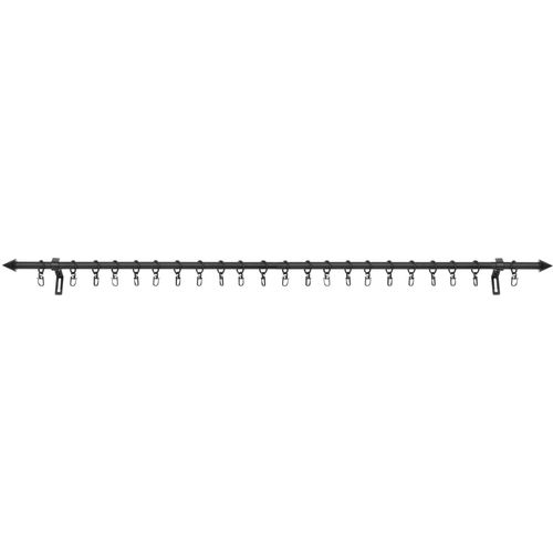 4250434106519 - Gardinenstange ORIGINAL Kegel Gardinenstangen Gr L 130 cm - 240 cm Ø 16 mm 1 läufig schwarz Gardinenstangen Deckenmontage 4250434106519 - Gardinenstange ORIGINAL Kegel Gardinenstangen Gr L 130 cm - 240 cm Ø 16 mm 1 läufig schwarz Gardinenstangen Deckenmontage