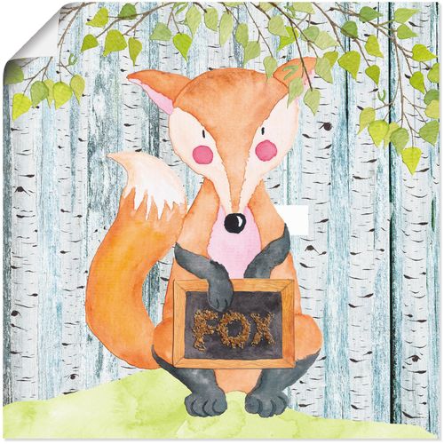 4059745308069 - Wandbild ARTLAND Waldfreunde- der schlaue Fuchs Bilder Gr B H 30 cm x 30 cm Poster Tiere 1 St bunt Bild Poster Kunstdruck Bilder als Alubild Leinwandbild Wandaufkleber oder in versch Größen 4059745308069 - Wandbild ARTLAND Waldfreunde- der schlaue Fuchs Bilder Gr B H 30 cm x 30 cm Poster Tiere 1 St bunt Bild Poster Kunstdruck Bilder als Alubild Leinwandbild Wandaufkleber oder in versch Größen