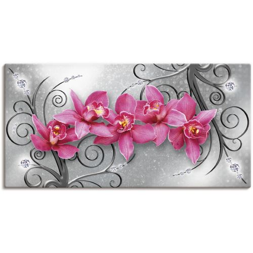 4062144593936 - Wandbild ARTLAND rosa Orchideen auf Ornamenten Bilder Gr B H 60 cm x 30 cm Leinwandbild Blumenbilder Querformat 1 St pink Kunstdrucke als Alubild Leinwandbild Wandaufkleber oder Poster in versch Größen 4062144593936 - Wandbild ARTLAND rosa Orchideen auf Ornamenten Bilder Gr B H 60 cm x 30 cm Leinwandbild Blumenbilder Querformat 1 St pink Kunstdrucke als Alubild Leinwandbild Wandaufkleber oder Poster in versch Größen