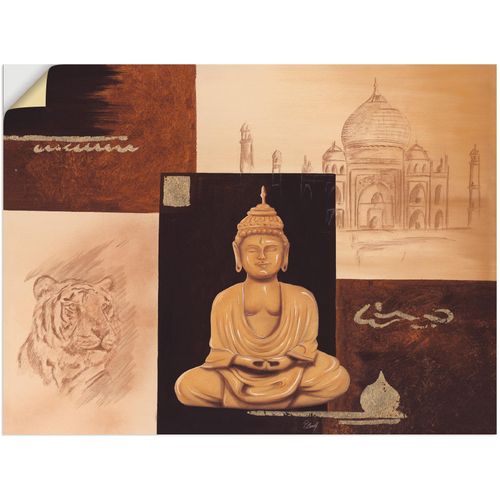 4057738224297 - Wandbild ARTLAND Indisches Gefühl II Bilder Gr B H 40 cm x 30 cm Wandaufkleber - Vinyl Religion 1 St braun Bild Poster Bilder als Alubild Leinwandbild Wandaufkleber oder in versch Größen 4057738224297 - Wandbild ARTLAND Indisches Gefühl II Bilder Gr B H 40 cm x 30 cm Wandaufkleber - Vinyl Religion 1 St braun Bild Poster Bilder als Alubild Leinwandbild Wandaufkleber oder in versch Größen