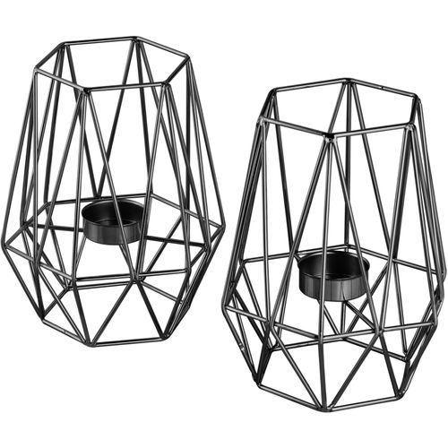 4260238066162 - Teelichthalter Vintage Big Weihnachtsdeko schwarz B95cm H17cm T95cm Ø95cm Eisen Kerzenhalter moderner Kerzenhalter aus Eisen geometrisches Design Höhe ca 17 cm 4260238066162 - Teelichthalter Vintage Big Weihnachtsdeko schwarz B95cm H17cm T95cm Ø95cm Eisen Kerzenhalter moderner Kerzenhalter aus Eisen geometrisches Design Höhe ca 17 cm
