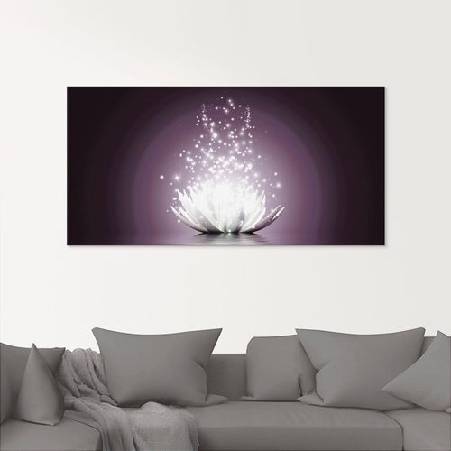 4058661632548 - Glasbild ARTLAND Magie der Lotus-Blume Bilder Gr B H 20 cm x 20 cm Blumen 1 St lila Glasbilder Bilder in verschiedenen Größen 4058661632548 - Glasbild ARTLAND Magie der Lotus-Blume Bilder Gr B H 20 cm x 20 cm Blumen 1 St lila Glasbilder Bilder in verschiedenen Größen
