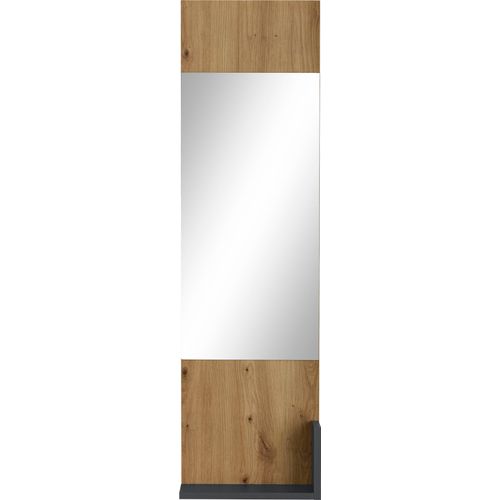 4067474551441 - Spiegelpaneel INOSIGN Kosmo grau (eiche anthrazit) B32cm H114cm T165cm Spanplatte Spiegelglas Spiegel Breite 32 cm mit 1 Ablage 4067474551441 - Spiegelpaneel INOSIGN Kosmo grau (eiche anthrazit) B32cm H114cm T165cm Spanplatte Spiegelglas Spiegel Breite 32 cm mit 1 Ablage