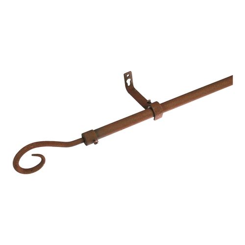 4016318265594 - Gardinenstange Syrakus Ø 16 mm Gardinenstangen Gr L 130 cm - 240 cm Ø 16 mm 1 läufig braun (rost) Gardinenstangen Wandmontage 4016318265594 - Gardinenstange Syrakus Ø 16 mm Gardinenstangen Gr L 130 cm - 240 cm Ø 16 mm 1 läufig braun (rost) Gardinenstangen Wandmontage