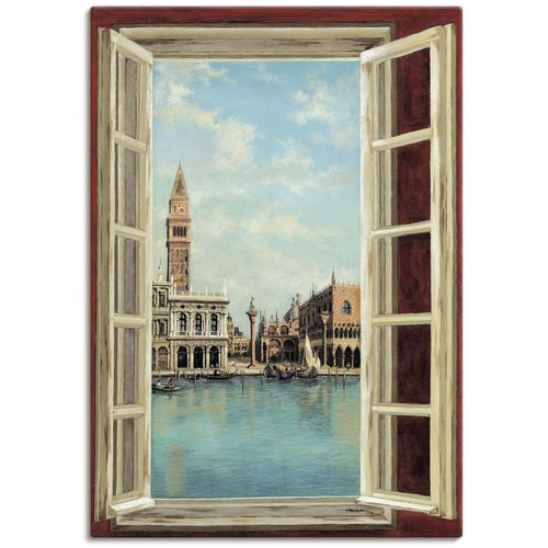 4055327252065 - Wandbild ARTLAND Fenster mit Blick auf Venedig Bilder Gr B H 70 cm x 100 cm Leinwandbild Fensterblick 1 St beige (naturfarben) Bild Poster Bilder als Alubild Leinwandbild Wandaufkleber oder in versch Größen 4055327252065 - Wandbild ARTLAND Fenster mit Blick auf Venedig Bilder Gr B H 70 cm x 100 cm Leinwandbild Fensterblick 1 St beige (naturfarben) Bild Poster Bilder als Alubild Leinwandbild Wandaufkleber oder in versch Größen