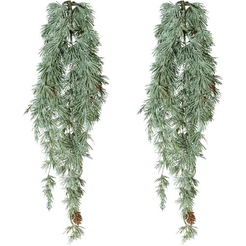 4064118881957 - Winterliche Kunstpflanze CREATIV DECO Weihnachtsdeko Kunstpflanzen Gr H 83 cm 2 St grün Weihnachtsgirlande Adventskränze Girlanden Hängezweig im 2er Set 4064118881957 - Winterliche Kunstpflanze CREATIV DECO Weihnachtsdeko Kunstpflanzen Gr H 83 cm 2 St grün Weihnachtsgirlande Adventskränze Girlanden Hängezweig im 2er Set