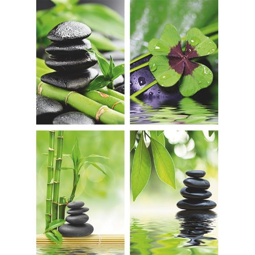 4062144315736 - Poster ARTLAND Glücksklee Zen Steinpyramide Wasser Bilder Gr B H 21 cm x 297 cm Poster Zen Hochformat 4 St grün Poster Bilder Poster Wandbild Bild Wandposter 4062144315736 - Poster ARTLAND Glücksklee Zen Steinpyramide Wasser Bilder Gr B H 21 cm x 297 cm Poster Zen Hochformat 4 St grün Poster Bilder Poster Wandbild Bild Wandposter