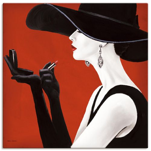 4055327709095 - Wandbild ARTLAND Hut ab II Bilder Gr B H 40 cm x 40 cm Leinwandbild Frau quadratisch 1 St rot Bild Poster Bilder als Leinwandbild Wandaufkleber oder in versch Größen 4055327709095 - Wandbild ARTLAND Hut ab II Bilder Gr B H 40 cm x 40 cm Leinwandbild Frau quadratisch 1 St rot Bild Poster Bilder als Leinwandbild Wandaufkleber oder in versch Größen