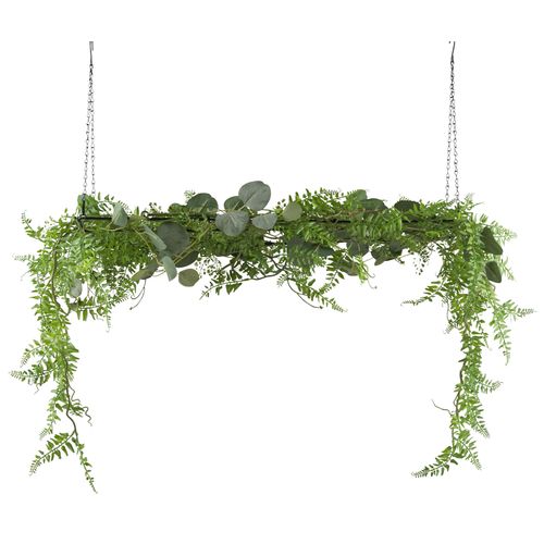 4064118242277 - Kunstpflanze CREATIV GREEN Dekohängeobjekt mit Kunstpflanzen grün H45cm Kunststoff Kunstpflanzen mit Metallrahmen zum Aufhängen 4064118242277 - Kunstpflanze CREATIV GREEN Dekohängeobjekt mit Kunstpflanzen grün H45cm Kunststoff Kunstpflanzen mit Metallrahmen zum Aufhängen