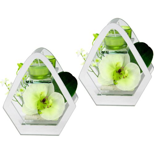 4019844722081 - Kunstpflanze IGEA Orchidee im Glas mit Teelicht Kunstpflanzen Gr B H 14 cm x 17 cm 2 St weiß Künstliche Zimmerpflanzen Kunstpflanzen 4019844722081 - Kunstpflanze IGEA Orchidee im Glas mit Teelicht Kunstpflanzen Gr B H 14 cm x 17 cm 2 St weiß Künstliche Zimmerpflanzen Kunstpflanzen