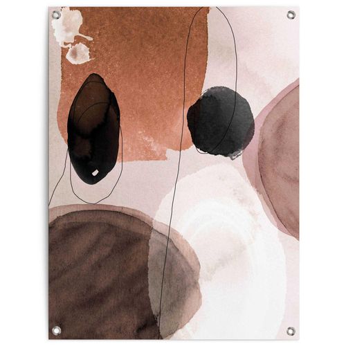 8714597638431 - Poster REINDERS Abstrakte Formen braun (farbe bild(er) braun) B60cm H80cm T01cm Leinwand Bilder Outdoor für Garten oder Balkon 8714597638431 - Poster REINDERS Abstrakte Formen braun (farbe bild(er) braun) B60cm H80cm T01cm Leinwand Bilder Outdoor für Garten oder Balkon