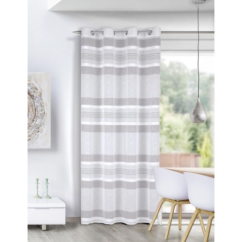 4005241870531 - Vorhang Kaia Gr 1 beige (creme grau) B135cm H245cm Polyester Gardinen Fertigschal 4005241870531 - Vorhang Kaia Gr 1 beige (creme grau) B135cm H245cm Polyester Gardinen Fertigschal