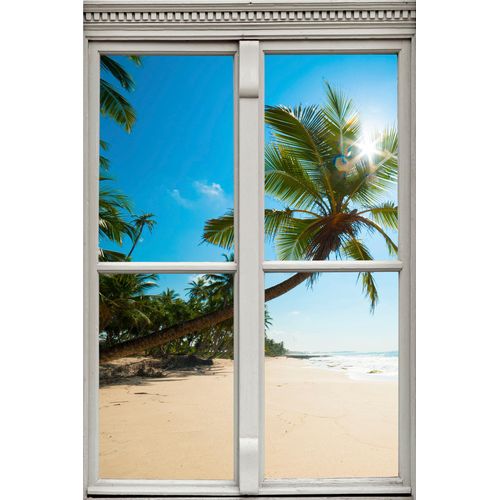 4049009360773 - Wandsticker QUEENCE Palmenstrand Wandtattoos Gr B H T 40 cm x 60 cm x 01 cm Natur bunt Wandtattoos Natur 4049009360773 - Wandsticker QUEENCE Palmenstrand Wandtattoos Gr B H T 40 cm x 60 cm x 01 cm Natur bunt Wandtattoos Natur