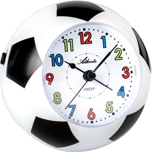 4026934119904 - Kinderwecker ATLANTA Fußballwecker 1199 schwarz-weiß (weiß schwarz) Wecker Kinder Quarzwecker in Fußballform Geschenkidee Geburtstag Schulanfang 4026934119904 - Kinderwecker ATLANTA Fußballwecker 1199 schwarz-weiß (weiß schwarz) Wecker Kinder Quarzwecker in Fußballform Geschenkidee Geburtstag Schulanfang