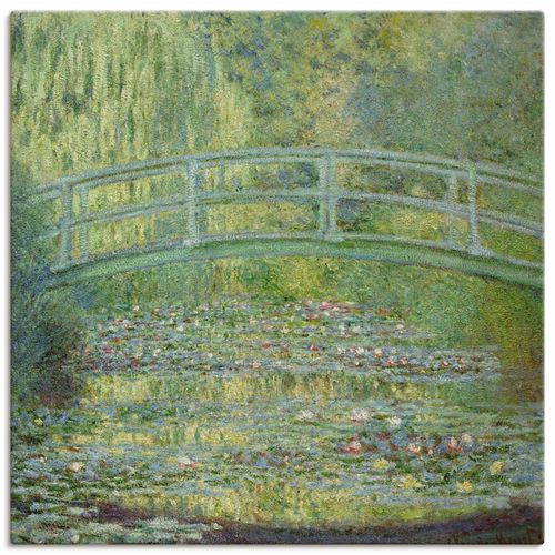 4055327651189 - Wandbild ARTLAND Seerosenteich und japanische Brücke Bilder Gr B H 40 cm x 40 cm Leinwandbild Gewässer 1 St grün Bild Poster Bilder als Leinwandbild Wandaufkleber oder in versch Größen 4055327651189 - Wandbild ARTLAND Seerosenteich und japanische Brücke Bilder Gr B H 40 cm x 40 cm Leinwandbild Gewässer 1 St grün Bild Poster Bilder als Leinwandbild Wandaufkleber oder in versch Größen