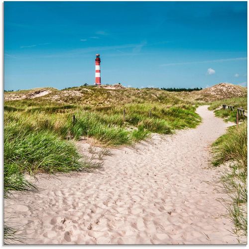 4058661461438 - Glasbild ARTLAND Leuchtturm auf der Insel Amrum Bilder Gr B H 20 cm x 20 cm Gebäude 1 St blau Glasbilder Bilder in verschiedenen Größen 4058661461438 - Glasbild ARTLAND Leuchtturm auf der Insel Amrum Bilder Gr B H 20 cm x 20 cm Gebäude 1 St blau Glasbilder Bilder in verschiedenen Größen