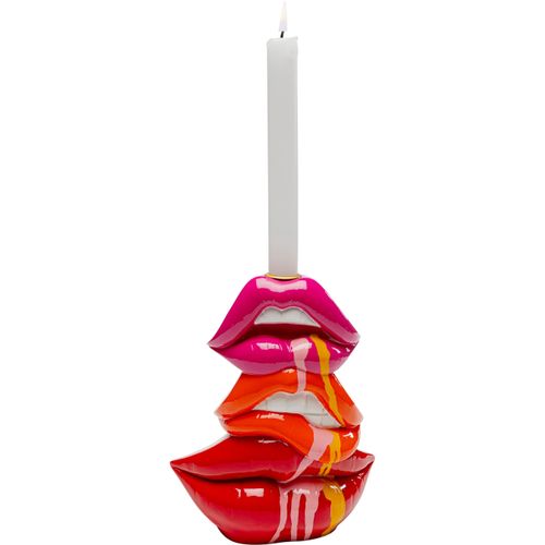 4025621571070 - Kerzenständer DESIGN Kerzenständer Lips 17cm bunt (mehrfarbig) B165cm H205cm T7cm Kerzenhalter 4025621571070 - Kerzenständer DESIGN Kerzenständer Lips 17cm bunt (mehrfarbig) B165cm H205cm T7cm Kerzenhalter