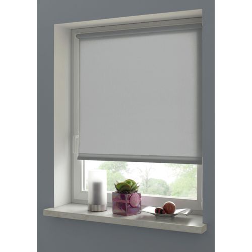 4003018370574 - Seitenzugrollo MY HOME Uni Klemmrollo Rollos Gr 150 cm einseitig verschiebbar 60 cm grau (hellgrau) Kinder Kinderzimmer-Rollos Schraubmontage möglich 4003018370574 - Seitenzugrollo MY HOME Uni Klemmrollo Rollos Gr 150 cm einseitig verschiebbar 60 cm grau (hellgrau) Kinder Kinderzimmer-Rollos Schraubmontage möglich