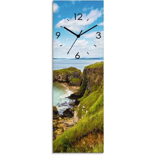 4062144286272 - Wanduhr ARTLAND Küstenweg in Carrick-a-Rede Wanduhren Gr B H T 20 cm x 60 cm x 18 cm Funkuhr grün Wanduhren wahlweise mit Quarz- oder Funhuhrwerk lautlos ohne Tickgeräusche 4062144286272 - Wanduhr ARTLAND Küstenweg in Carrick-a-Rede Wanduhren Gr B H T 20 cm x 60 cm x 18 cm Funkuhr grün Wanduhren wahlweise mit Quarz- oder Funhuhrwerk lautlos ohne Tickgeräusche