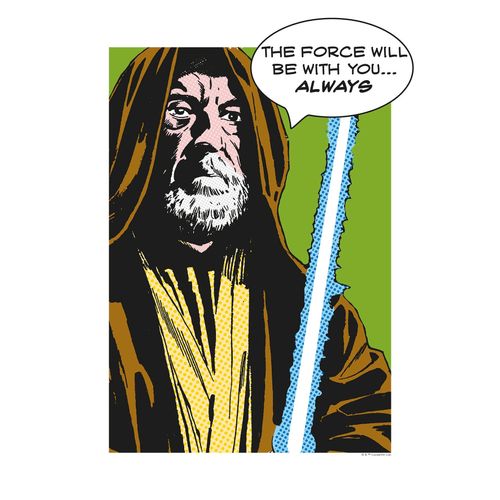 4055065163364 - Bild KOMAR Star Wars Classic Comic Quote Obi Wan bunt (farbe bild(er) bunt) B30cm H40cm Papier Holz Bilder Wandbild zur Dekoration im Kinderzimmer - ohne Rahmen 4055065163364 - Bild KOMAR Star Wars Classic Comic Quote Obi Wan bunt (farbe bild(er) bunt) B30cm H40cm Papier Holz Bilder Wandbild zur Dekoration im Kinderzimmer - ohne Rahmen