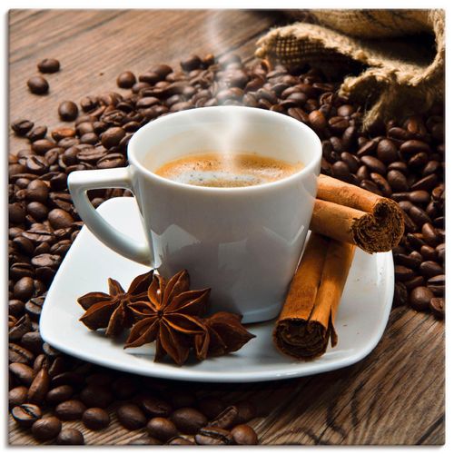 4055327782807 - Wandbild ARTLAND Kaffeetasse Leinensack mit Kaffeebohnen Bilder Gr B H 30 cm x 30 cm Leinwandbild Getränke quadratisch 1 St braun Kunstdrucke als Leinwandbild Wandaufkleber oder Poster in versch Größen 4055327782807 - Wandbild ARTLAND Kaffeetasse Leinensack mit Kaffeebohnen Bilder Gr B H 30 cm x 30 cm Leinwandbild Getränke quadratisch 1 St braun Kunstdrucke als Leinwandbild Wandaufkleber oder Poster in versch Größen