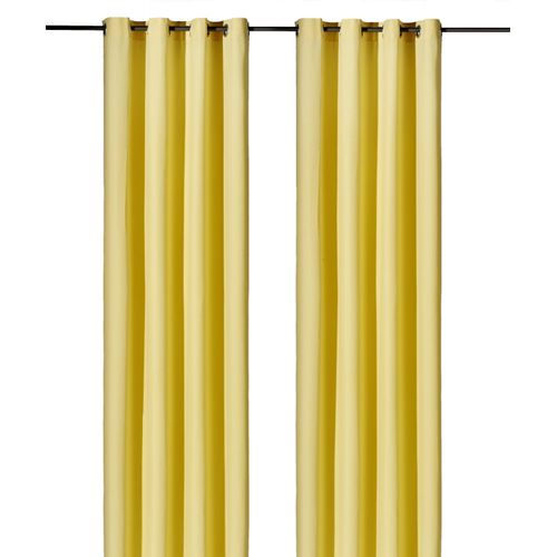 4005385136807 - Vorhang WECKBRODT Vito Gardinen Gr 245 cm Ösen 140 cm gelb Ösen Gardine Ösenschal Gardine blickdicht Microvelour Unifarben 4005385136807 - Vorhang WECKBRODT Vito Gardinen Gr 245 cm Ösen 140 cm gelb Ösen Gardine Ösenschal Gardine blickdicht Microvelour Unifarben