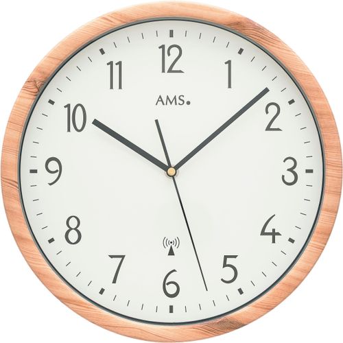4037445160712 - Funkwanduhr AMS braun Wanduhren Ø 30cm QuarzuhrWohnzimmerEsszimmerKücheArbeitszimmerBüro Flur 4037445160712 - Funkwanduhr AMS braun Wanduhren Ø 30cm QuarzuhrWohnzimmerEsszimmerKücheArbeitszimmerBüro Flur
