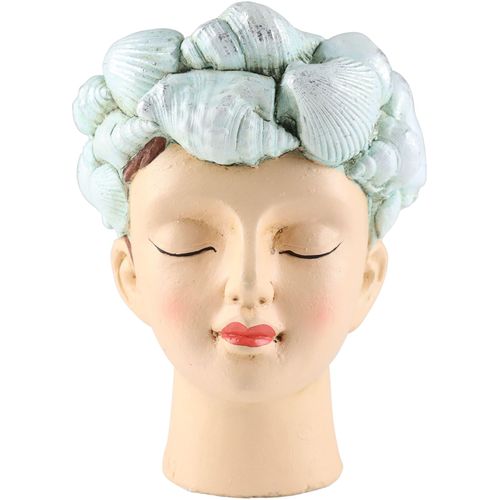 4056422139251 - Dekofigur AM DESIGN Frauenkopf mit Muscheln aus Polyresin beige (creme) B17cm H215cm T215cm Polyresin Dekofiguren Osterdekoration in zwei Größen 4056422139251 - Dekofigur AM DESIGN Frauenkopf mit Muscheln aus Polyresin beige (creme) B17cm H215cm T215cm Polyresin Dekofiguren Osterdekoration in zwei Größen