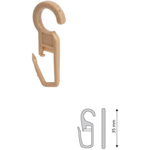 4016318002656 - Faltenclip LIEDECO beige (natur) H35cm Ø1cm Kunststoff Gardinenbefestigungen Faltenlegehaken für Gardinenringe Öse 10 mm 4016318002656 - Faltenclip LIEDECO beige (natur) H35cm Ø1cm Kunststoff Gardinenbefestigungen Faltenlegehaken für Gardinenringe Öse 10 mm