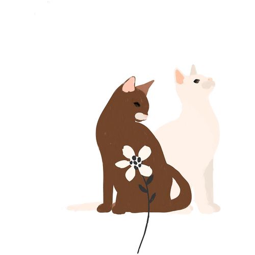 4055065177484 - Bild KOMAR Loving Cats braun (farbe bild(er) braun) B50cm H70cm Papier Holz Bilder Wandbild zur Dekoration - ohne Rahmen 4055065177484 - Bild KOMAR Loving Cats braun (farbe bild(er) braun) B50cm H70cm Papier Holz Bilder Wandbild zur Dekoration - ohne Rahmen