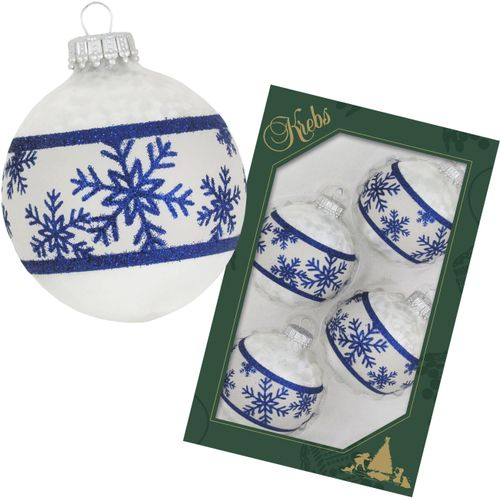 0024762502213 - Weihnachtsbaumkugel KREBS GLAS LAUSCHA Schneeflockenband weiß (eislack perlweißfarben) Ø7cm Glas Weihnachtsbaumkugeln Weihnachtsbaumkugeln Weihnachtsdeko Christbaumschmuck Christbaumkugeln aus Glas 0024762502213 - Weihnachtsbaumkugel KREBS GLAS LAUSCHA Schneeflockenband weiß (eislack perlweißfarben) Ø7cm Glas Weihnachtsbaumkugeln Weihnachtsbaumkugeln Weihnachtsdeko Christbaumschmuck Christbaumkugeln aus Glas