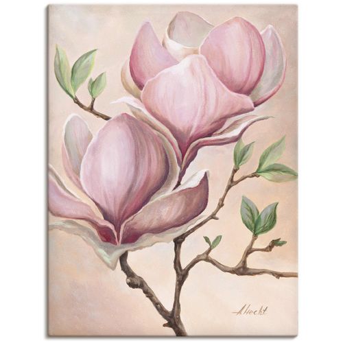 4055327148337 - Wandbild ARTLAND Magnolienblüten Bilder Gr B H 60 cm x 80 cm Leinwandbild Blumen 1 St pink Bild Poster Bilder als Alubild Leinwandbild Wandaufkleber oder in versch Größen 4055327148337 - Wandbild ARTLAND Magnolienblüten Bilder Gr B H 60 cm x 80 cm Leinwandbild Blumen 1 St pink Bild Poster Bilder als Alubild Leinwandbild Wandaufkleber oder in versch Größen