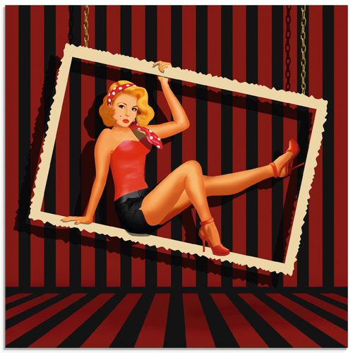 4059745134064 - Glasbild ARTLAND Schönheit aus den 50er Jahren Bilder Gr B H 50 cm x 50 cm Glasbild Frau quadratisch 1 St rot Bild Glasbild Glasbilder Bilder in verschiedenen Größen 4059745134064 - Glasbild ARTLAND Schönheit aus den 50er Jahren Bilder Gr B H 50 cm x 50 cm Glasbild Frau quadratisch 1 St rot Bild Glasbild Glasbilder Bilder in verschiedenen Größen