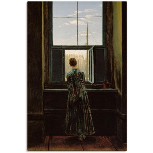 4058661185938 - Wandbild ARTLAND Frau am Fenster 1822(?) Bilder Gr B H 60 cm x 90 cm Leinwandbild Frau 1 St grün Bild Metallbild Metallbilder Bilder als Alubild Leinwandbild Wandaufkleber oder Poster in versch Größen 4058661185938 - Wandbild ARTLAND Frau am Fenster 1822(?) Bilder Gr B H 60 cm x 90 cm Leinwandbild Frau 1 St grün Bild Metallbild Metallbilder Bilder als Alubild Leinwandbild Wandaufkleber oder Poster in versch Größen