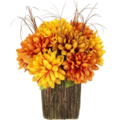 4019844800178 - Kunstblume IGEA Chrysanthemen im Topf gelb (gelb orange) B21cm H27cm L21cm Polyester Kunstpflanzen Herbstgesteck Herbstliche Blumen Kunstpflanze 4019844800178 - Kunstblume IGEA Chrysanthemen im Topf gelb (gelb orange) B21cm H27cm L21cm Polyester Kunstpflanzen Herbstgesteck Herbstliche Blumen Kunstpflanze