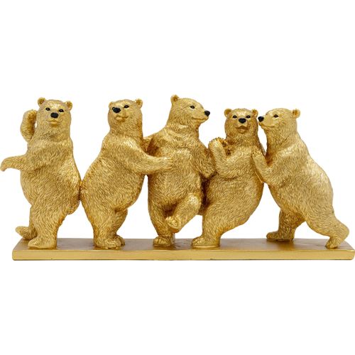 4025621534518 - Dekofigur DESIGN Deko Figur Tipsy Dancing Bears 14cm gold (goldfarben) B30cm H14cm T75cm Polyresin Dekofiguren 4025621534518 - Dekofigur DESIGN Deko Figur Tipsy Dancing Bears 14cm gold (goldfarben) B30cm H14cm T75cm Polyresin Dekofiguren