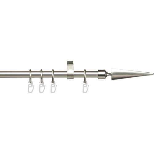 4016318191305 - Gardinenstange Herkules 16 mm Liedeco Ø 16 mm 1-läufig Fixmaß verschraubt silberfarben 4016318191305 - Gardinenstange Herkules 16 mm Liedeco Ø 16 mm 1-läufig Fixmaß verschraubt silberfarben