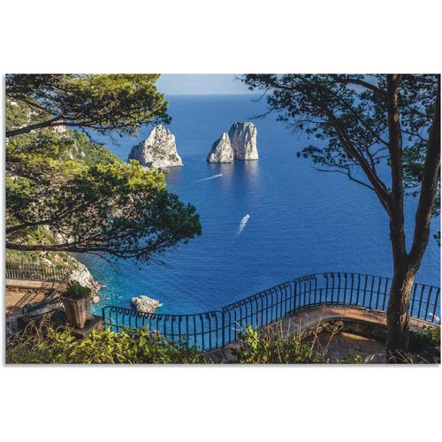 4062144661420 - Wandbild ARTLAND Faraglione-Felsen auf Capri Italien Bilder Gr B H 90 cm x 60 cm Alu-Dibond-Druck Meer Bilder Querformat 1 St blau Kunstdrucke als Alubild Leinwandbild Wandaufkleber oder Poster in versch Größen 4062144661420 - Wandbild ARTLAND Faraglione-Felsen auf Capri Italien Bilder Gr B H 90 cm x 60 cm Alu-Dibond-Druck Meer Bilder Querformat 1 St blau Kunstdrucke als Alubild Leinwandbild Wandaufkleber oder Poster in versch Größen